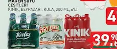 BEYPAZARI MADEN SUYU ÇEŞİTLERİ 6'LI indirimli fiyat BEYPAZARI MADEN SUYU ÇEŞİTLERİ 6'LI fiyat ve kampanya bilgisi